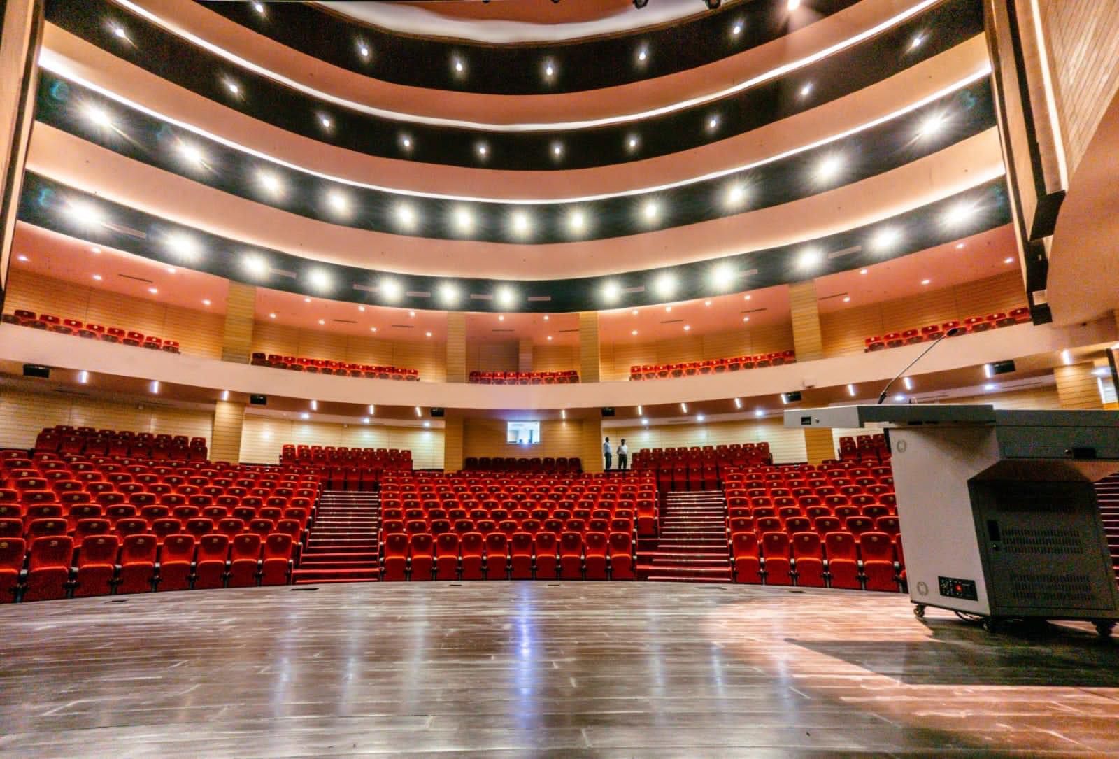 GGSIPU grand auditorium — conference venue interior